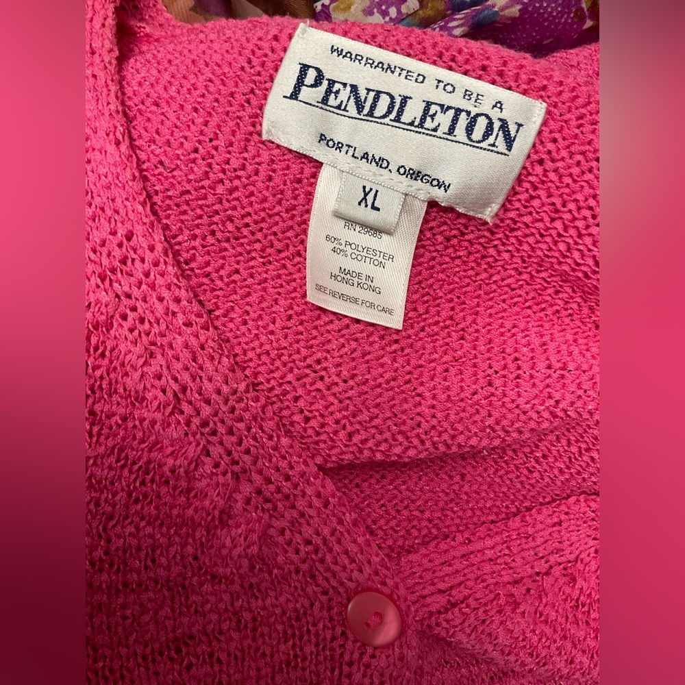 Pendleton Pink Sweater - image 5